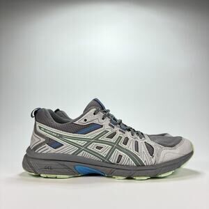 ASICS Gel-Venture 7 Gray Mint Green Running Shoes 1012A476 Women's Size 7.5